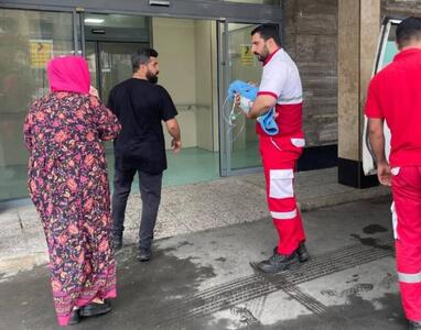 امدادگران هلال‌احمر فرشته نجات نوزاد ۶ ماهه
