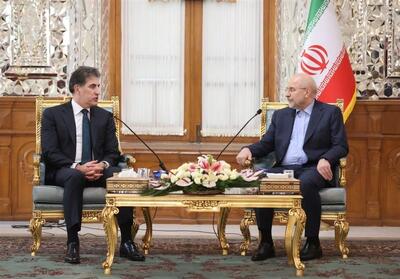 دیدار نیچروان بارزانی با قالیباف در تهران - تسنیم
