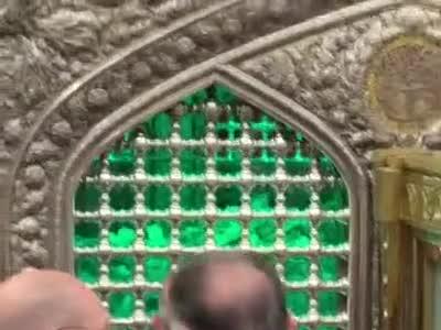 حضور سرمربی ایتالیایی تیم ملی والیبال در حرم امام رضا(ع)