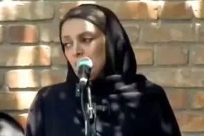 صحبت‌های تلخ همسر مرحوم درجاتی در مراسم‌ خاکسپاری او/اردیبهشت ما اردیبعشق نشد/ویدیو