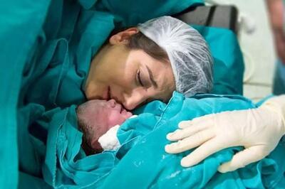 عکسی از اتاق زایمان، پر از نور و امید بیرون آمد!