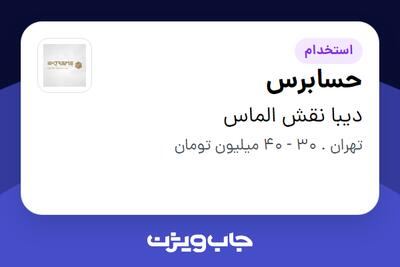 استخدام حسابرس - آقا در دیبا نقش الماس
