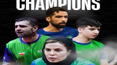 صعود پنج پینگ پنگ باز برتر مرد و زن ایران در رنکینگ فدراسیون جهانی