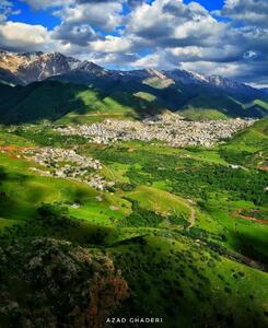 عکس/ نمای رویایی شهر پاوه از فراز آسمان | اقتصاد24