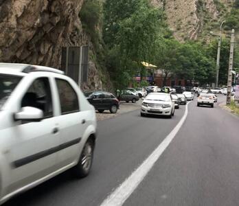 تردد درجاده کندوان و آزادراه تهران - شمال به حالت عادی بازگشت