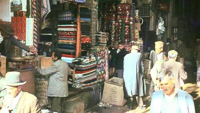 بازار شیراز در سال ۱۳۳۷؛ سفر به گذشته‌ای دور (عکس)