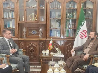 توسعه همکاری ها در حوزه خزر، محور گفتگوی غریب آبادی و سفیر آذربایجان در ایران 