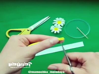 یک کاردستی زیبا و شیک با وسایل در دسترس