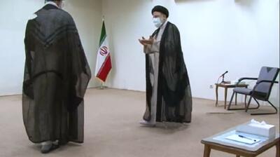 فیلم منتشرنشده اولین دیدار رئیسی با رهبر انقلاب پس از انتخابات ۱۴۰۰