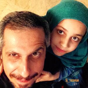 عکس دختر نوجوان جواد رضویان کمدین محبوب ایرانی+عکس