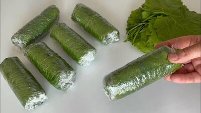 چگونه برگ مو را فریز کنیم؟