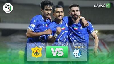 خلاصه بازی استقلال 2-0 صنعت نفت آبادان (صعود آبی‌ها به فینال جام حذفی)