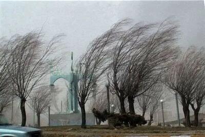 هشدار نسبت به وزش باد شدید و رگبار در تهران