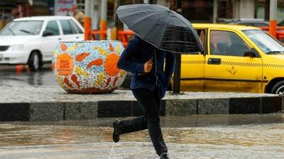 هواشناسی ایران | رگبار باران و کاهش نسبی دما در ۱۵ استان