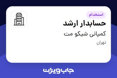 استخدام حسابدار ارشد - خانم در کمپانی شیکو مت