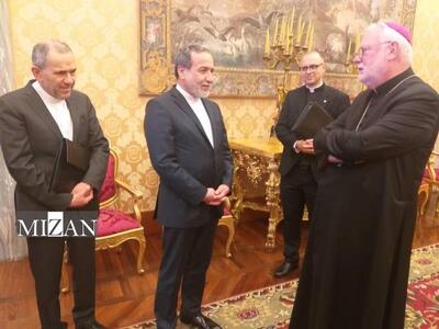 دیدار عراقچی با نخست‌وزیر و وزیر خارجه واتیکان