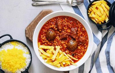 طرز تهیه خورش قیمه درباری