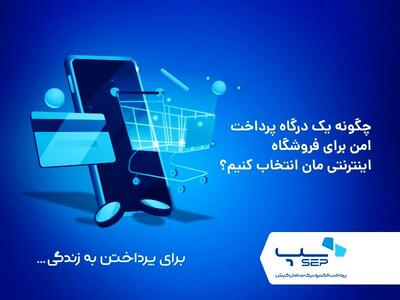 چگونه یک درگاه پرداخت امن برای فروشگاه اینترنتی مان انتخاب کنیم؟