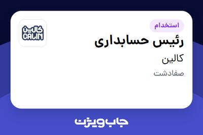 استخدام رئیس حسابداری در کالین