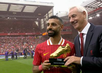 محمد صلاح، برنده جایزه کفش طلا شد - پارس فوتبال