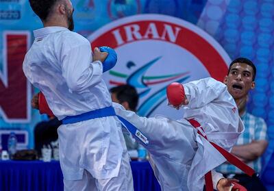 مدال نقره کاراته آسیا بر گردن مرتضی نعمتی - تسنیم