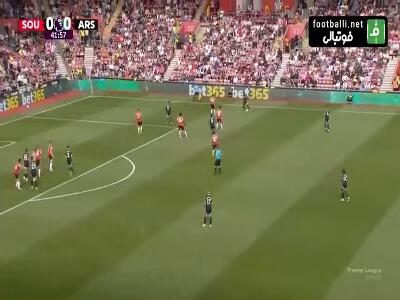 خلاصه بازی ساوتهمپتون ۱ - ۲ آرسنال