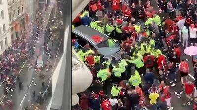 زیرگیری با خودرو در جشن لیورپولی‌ها (فیلم)