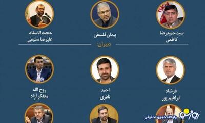 نامزد‌های جبهه ایران اسلامی برای دومین اجلاسیه مجلس | روزنو