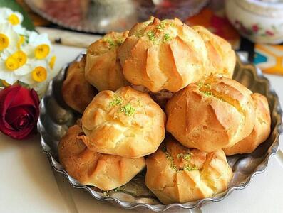 طرز تهیه نان خامه‌ای بازاری خوشمزه + فیلم - سبک ایده آل