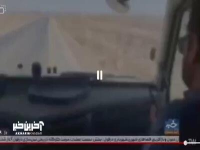 دستگیری افرادی که برای رانندگان کامیون مزاحمت ایجاد کرده‌اند
