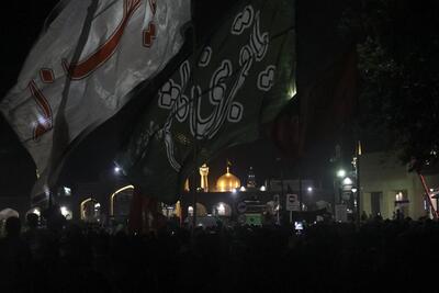 عکس/ اجتماع عزاداران امام جواد (ع) در مشهد مقدس