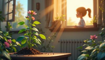 داستان کوتاه پنج لوبیای کوچک برای کودکان