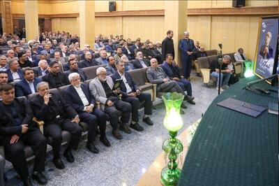 حضور  معاون اول رییس جمهور در مراسم ختم خیر مدرسه ساز
