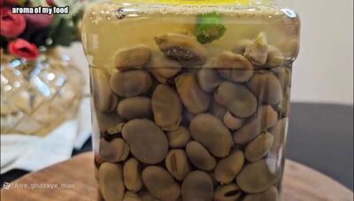 طرز تهیه ترشی باقلا