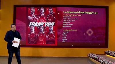 لیست خروج و تمدیدی‌های پرسپولیس مشخص شدند