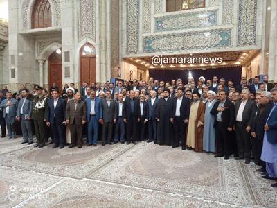 عکس/ تجدید میثاق جمعی از نمایندگان مجلس شورای اسلامی با آرمان‌های امام خمینی(س)