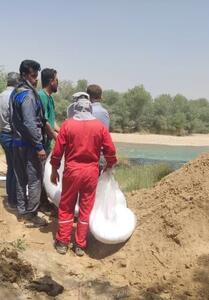 مهار نشت نفت به رودخانه مارون