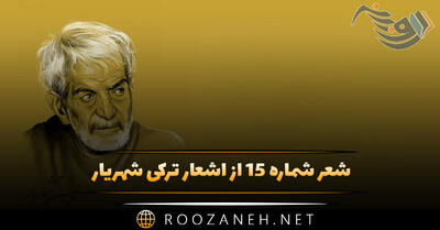 شعر شماره ۱۳ از اشعار ترکی شهریار؛ برق اولمادی قیزیم گئجه یاندیردی لاله نی ...