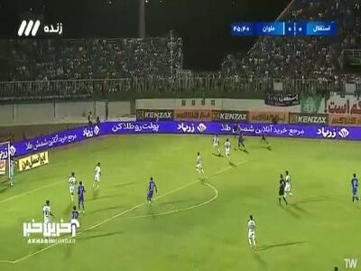 ضربه سر رامین رضاییان راهی به دروازه ملوان نداشت