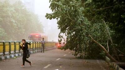 پیش بینی وزش باد و خیزش گرد و خاک در تهران