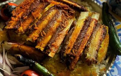 طرز تهیه دنده پلو کرمانشاهی