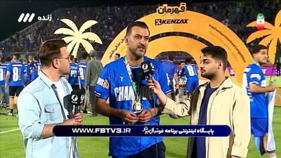 هادی شکوری: خوشحالم که گوشه‌ای از محبت هواداران را جبران کردیم