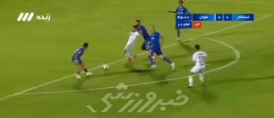 صحنه جنجالی مشکوک در محوطه جریمه استقلال