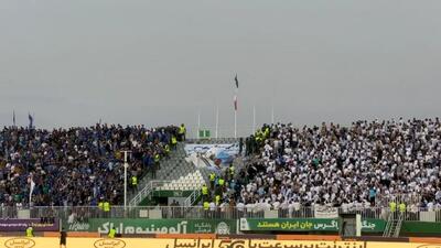 درگیری مجدد بین سکوی هواداران استقلال و ملوان
