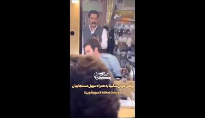  رقص کردی هوتن شکیبا و سهیل مستجابیان در پشت صحنه سریال سووشون