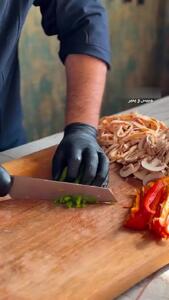 چیپس و پنیر به روش رستورانی + فیلم