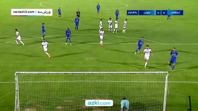 خلاصه بازی استقلال 1 - ملوان 0