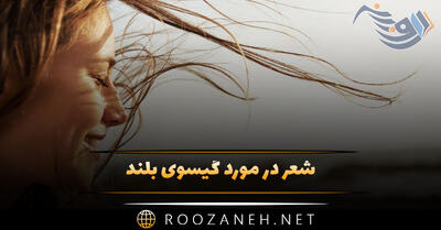 شعر در مورد گیسوی بلند (گلچین اشعار عاشقانه درباره موهای بلند زیبا)