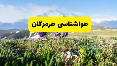هواشناسی هرمزگان طی ۲۴ ساعت آیده پیش بینی وضعیت آب و هوا هرمزگان فردا جمعه ۹ خرداد ۱۴۰۴  + هواشناسی بندرعباس