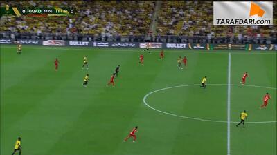 گلزنی کریم بنزما با سینه مقابل القادسیه در فینال جام حذفی عربستان (الاتحاد 1-0 القادسیه) - پارس فوتبال